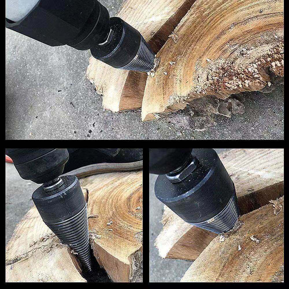 劈柴神器家用电锤电钻劈柴省力破柴工具电动钻头农村劈柴神器家用