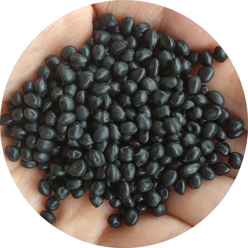 阻燃防火TPV原料 80度TPV黑色颗粒 耐热抗老化高绝缘电线电缆塑料