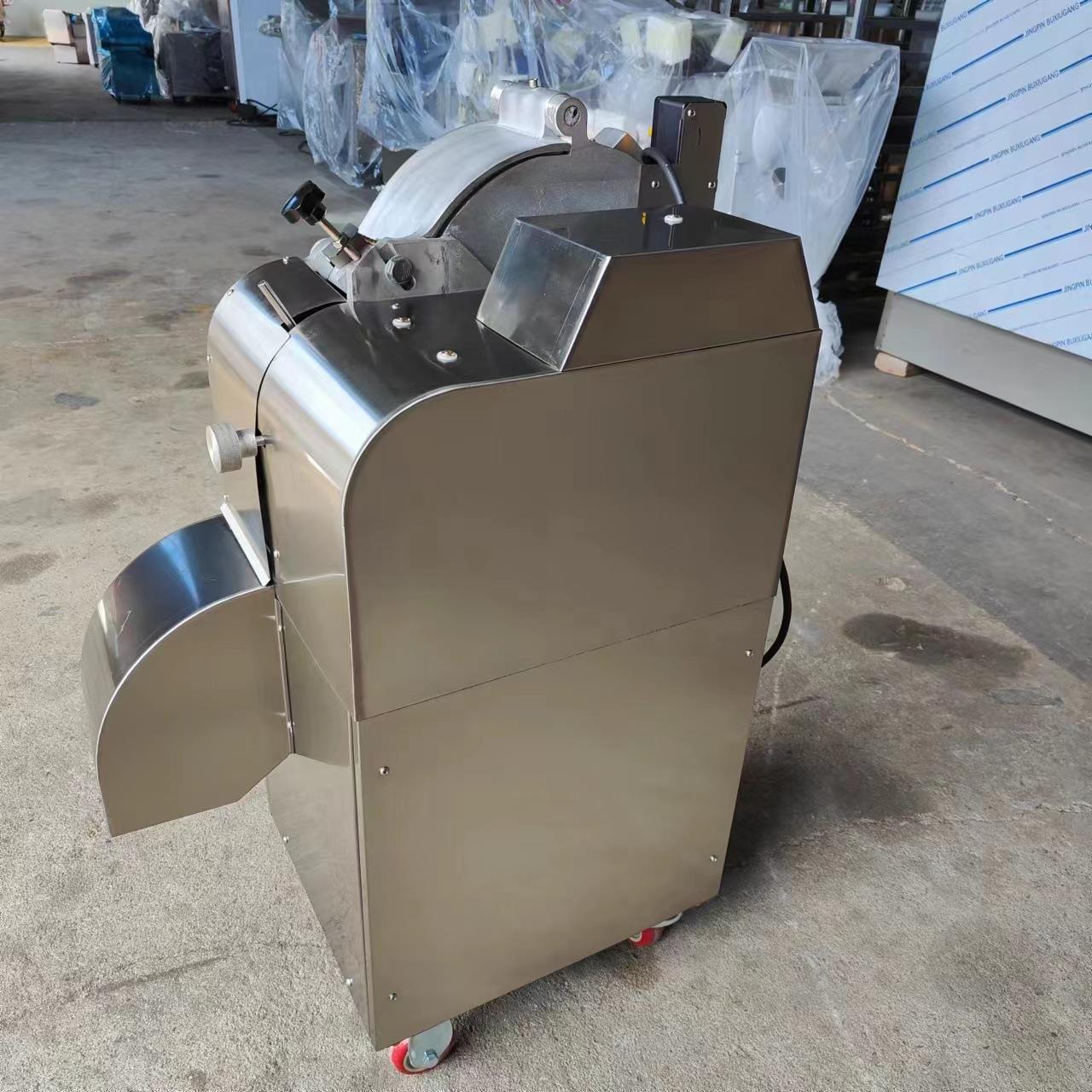 学校食堂多功能切菜机 商用变频304不锈钢切菜机 100三维切丁机