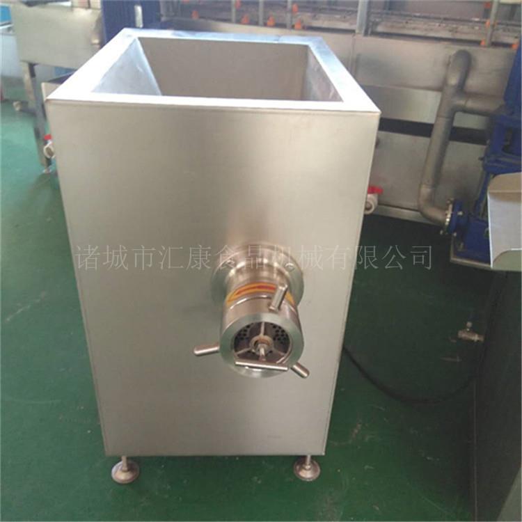 汇康机械冻鲜肉绞肉机120型丸子料绞粒机 高速烤肠绞肉机价格实惠