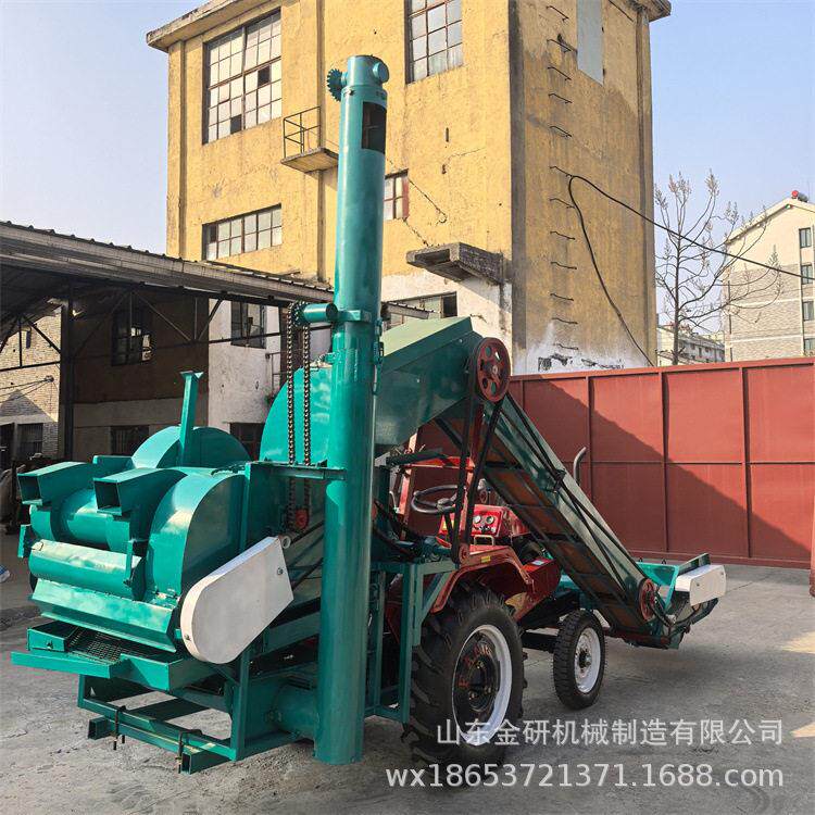 干湿两用农用打玉米机多功能苞米剥粒机铲车螺旋上料苞米脱粒机