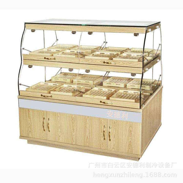 厂家直销抽屉式面包中岛柜 面包展示柜 三层面包货架蛋糕烘培
