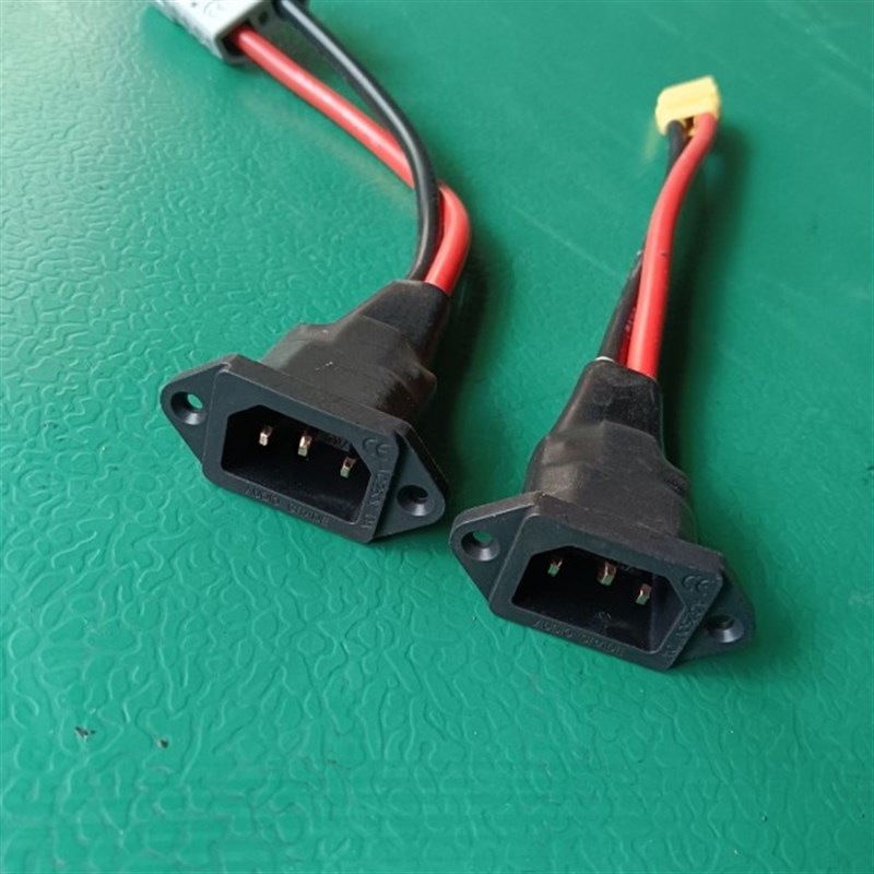 10平方大功率耐高温充电口品字头转安德森转接线XT90接口连接线