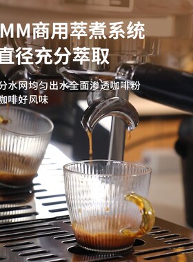 宝时格咖啡机半商用58MM小型摆摊家用小型全自动意美式研磨一体