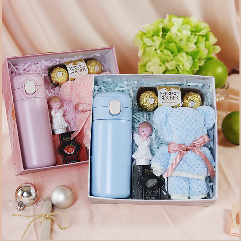 礼品结婚伴手礼女伴娘男士伴郎实用高端闺蜜保温杯婚礼回礼盒套装