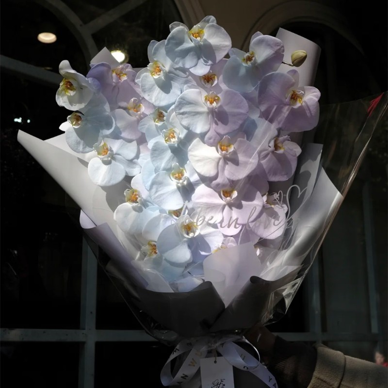 鲜花珠光喷漆网红碎冰蓝喷色剂玫瑰鲜花彩喷花艺着色剂染色喷雾