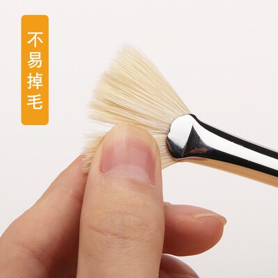 韩国hwahong华虹猪鬃扇形笔205水粉笔美术油画笔颜料扇形笔铺色笔