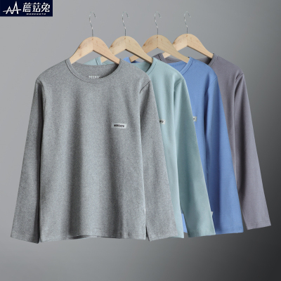 胖童棉毛衫男童磨毛秋衣加厚秋冬款中大童半高领打底衫男孩内穿