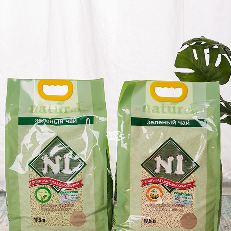 澳大利亚N1天然绿茶味植物配方绿茶水蜜桃豆腐猫砂猫沙清香17.5升