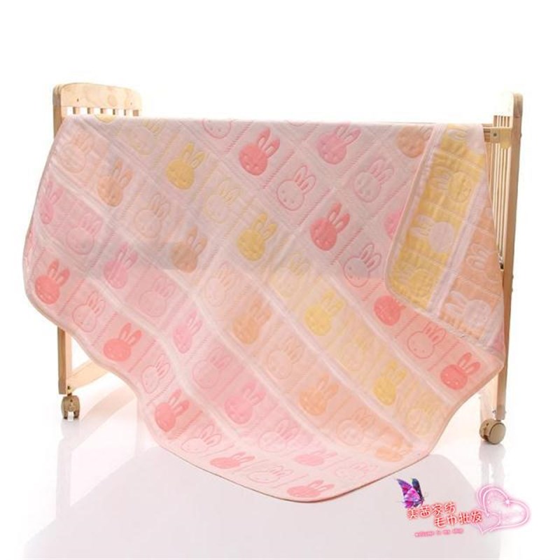 纯棉三层无捻纱布浴巾抱被宝宝新生婴儿方形空调被夏凉被毯盖包邮