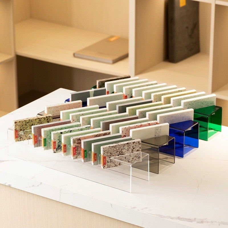 石材色板展示架瓷片橱柜门板生态板实木板材小样品桌面摆放陈列架,商业/办公家具,展示柜/陈列柜/展示架/货柜,淘宝优惠券,粉丝福利购,淘宝优惠卷
