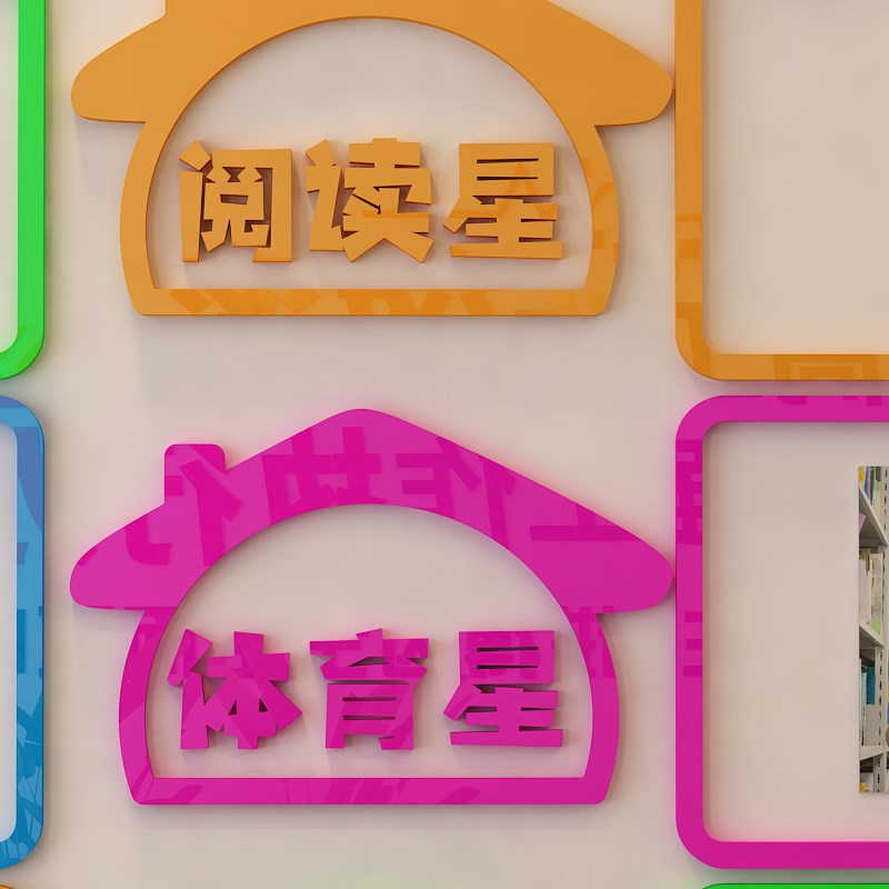 班级每周学习之星主题卡通评比栏幼儿园教室文化墙面布置照片墙贴