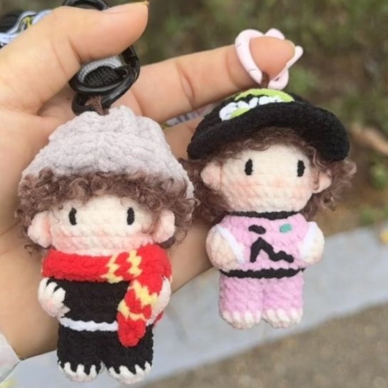 成品手工编织王一博包挂件肖战钥匙扣玩偶周边闺蜜礼物生日送朋友