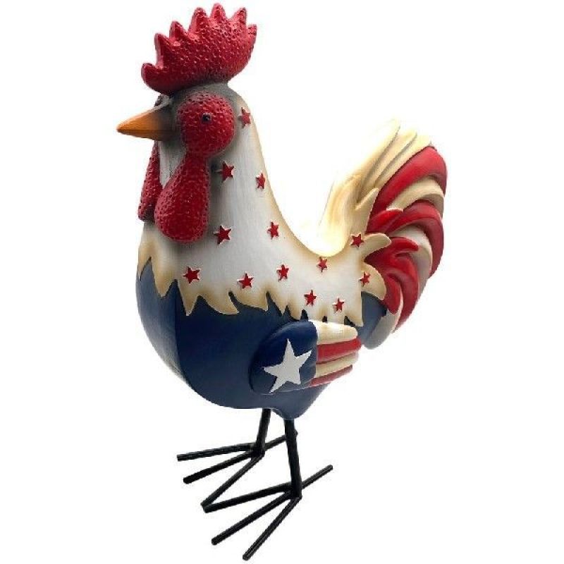 Resin Nordic Rooster Ornaments Durable Cock Statue Home