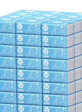 40Packs Facial Tissue Napkin Paper 3 Ply Scentless 100 Count