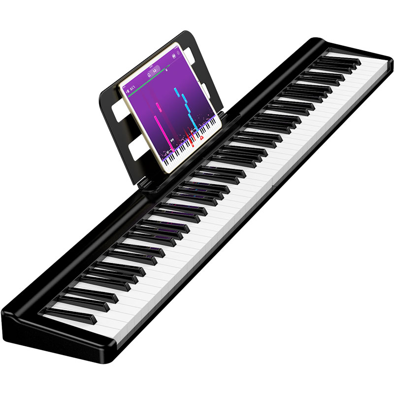 折叠电子钢琴88键盘便携式初学者练习神器成人儿童家用手卷