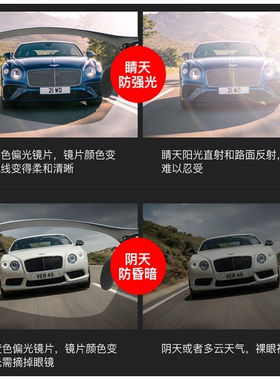 贝诗顿日夜两用变色偏光太阳眼镜男墨镜开车钓鱼驾驶夜视防远光蛤