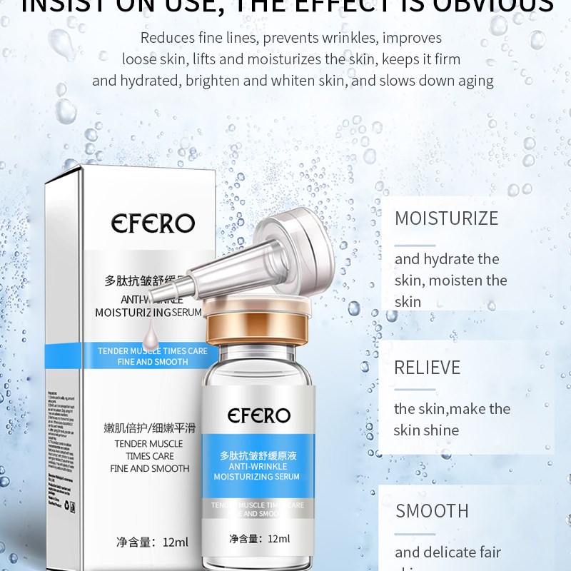 Six Peptides Serum Hyaluronic Acid and Anti-wrinkles Whiteni