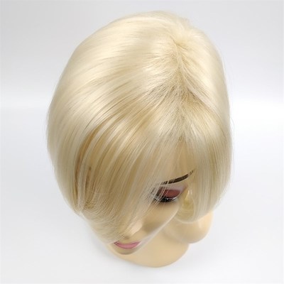 Short Straight wig Natural Blond Women Synthetic Hair wigs