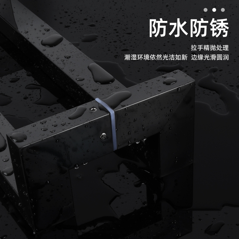 新款不锈钢玻璃门拉手地弹簧门把手双弯直角大拉手有框无框门扶手