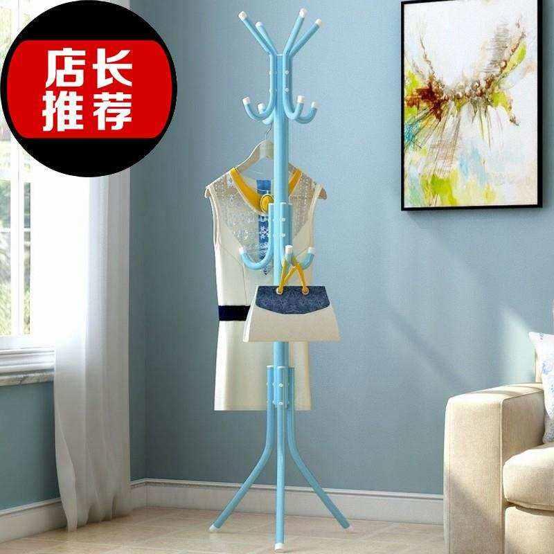 加粗豪华q型衣架挂家用空间简易客厅落地架铁艺衣服挂架卧室省衣