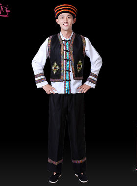 好货彝族衣服男装成人广西壮族火把节云南少数民族服饰土家族苗族
