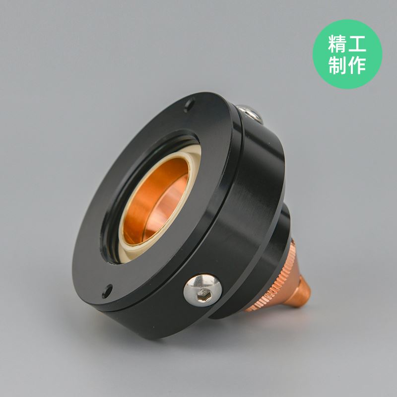 。光纤雷射切割机电容头调高感应器切割头感测头喷嘴连接组件配件