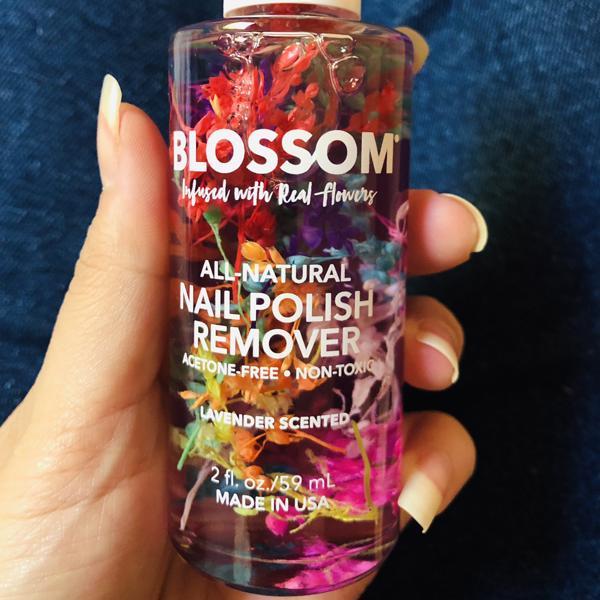 美国Blossom成人儿童指甲油去除剂薰衣草卸甲油无丙酮洗甲水59ml