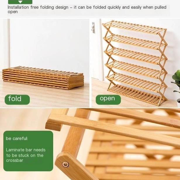 Installation free simple shoe rack folding shoe cabinet 鞋架