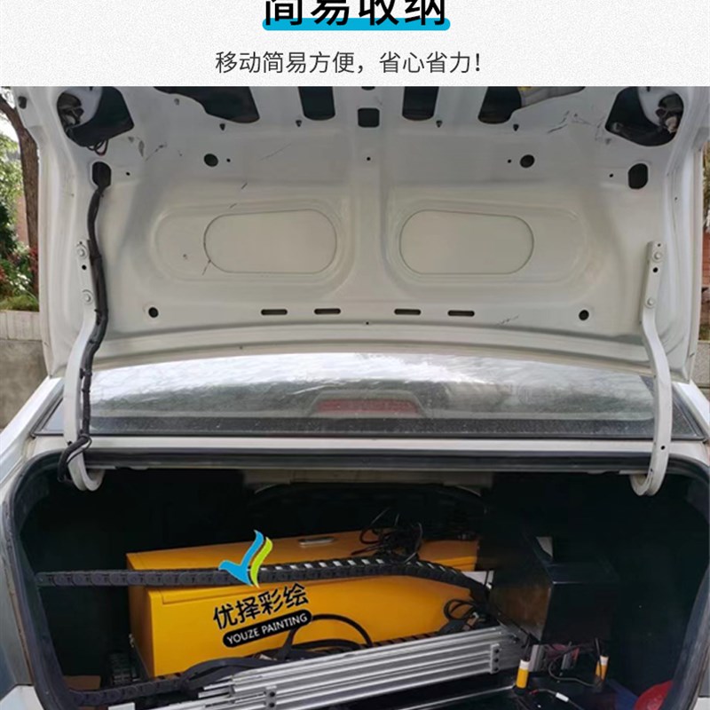 3D墙体智能彩绘车位涂鸦机器地面uv喷绘印表机车库全自动打印设备