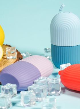 1pcs Silicone Ice Mold Face Massager Reusable Icing Rolling