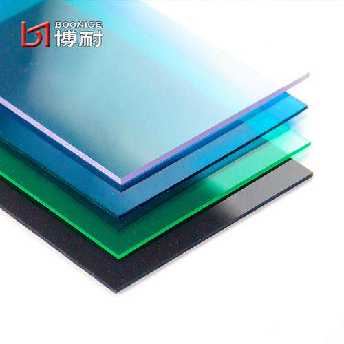 pc耐力板透明湖蓝2/3/5/8/10mm遮阳雨搭雨棚停车棚温室采光阳光板