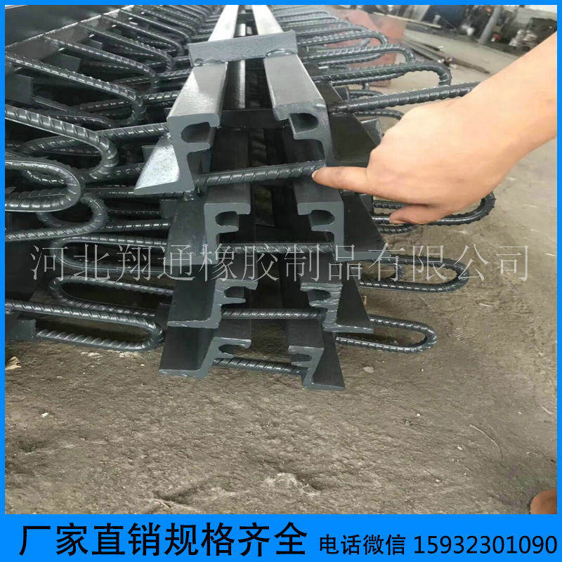 桥梁型钢伸缩缝毛勒缝梳齿板缝单缝式GQF-C/E/F/RG/Z型40/60/80型