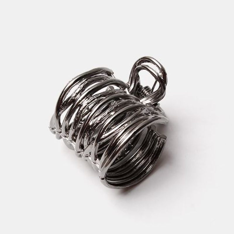 冷淡风金属高马尾抓夹女高级感网红后脑勺半扎发夹防塌鲨鱼夹发卡