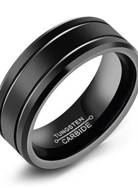 钛钢戒指男款高级感气质食指环男生潮男百搭时尚小众尾戒子