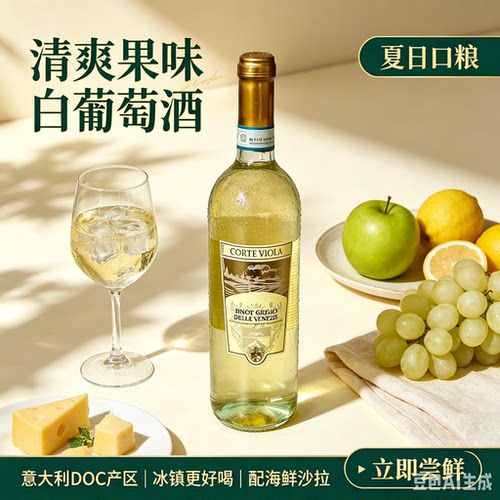 意大利灰皮诺干白清爽果味