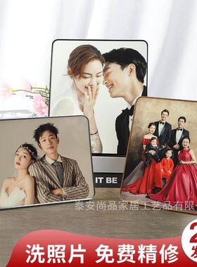 来图全家福相框摆台冲洗照片冲印婚纱照放大挂墙打印客厅摆台挂墙