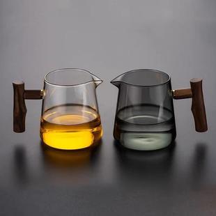 公道杯茶漏一体耐热防炸家用办公室分茶器功夫茶具茶海带茶滤