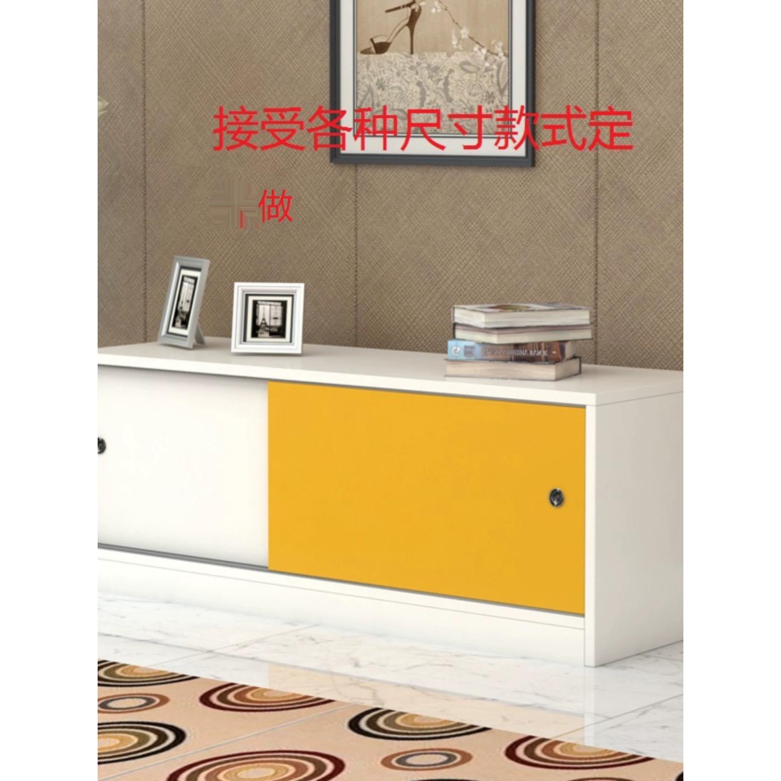 飘窗柜窗台柜阳台柜矮柜储物柜推拉门可定做移门柜鞋柜电视柜可坐