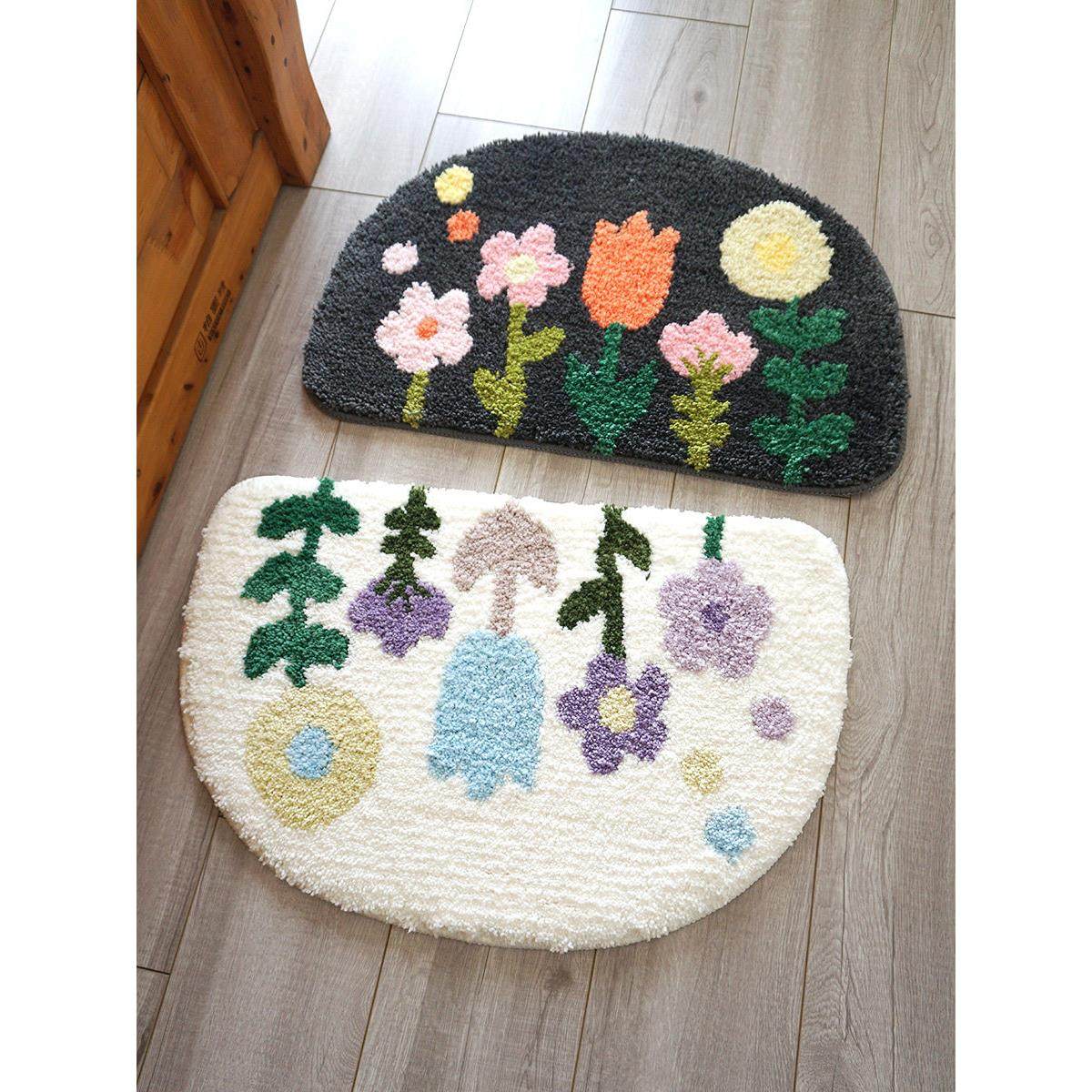 自主设计小清新田园地垫浴室吸水防滑美丽花朵小花门垫加厚脚垫垫,居家布艺,家用脚垫,淘宝优惠券,粉丝福利购,淘宝优惠卷