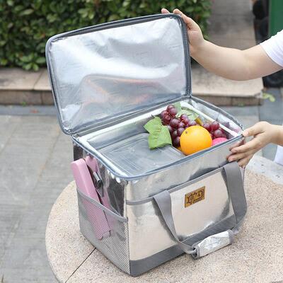 户外保温包大容量保温箱冷藏箱加厚保冷箱冰袋防水骑手可携式外送