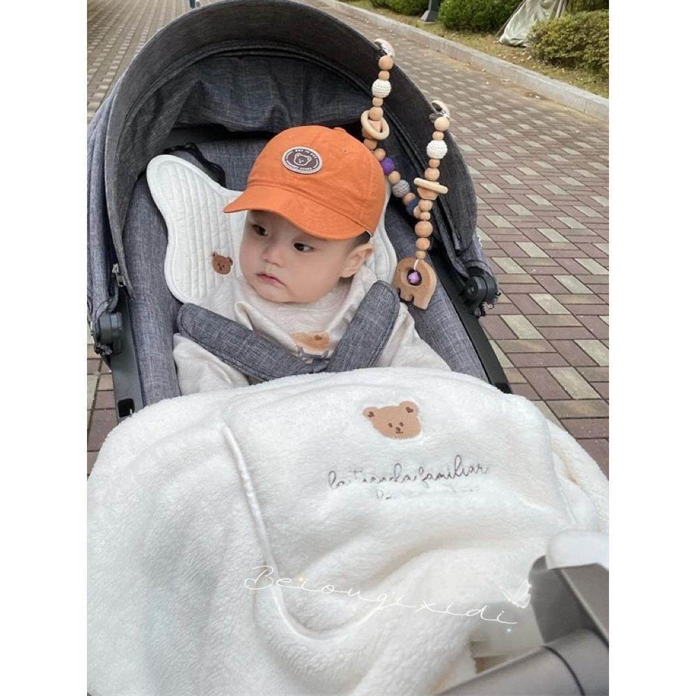 ins韩版小熊婴儿车宝宝推车罩防护雨衣防水夏天防晒防疫防风雨罩,婴童用品,推车配件,淘宝优惠券,粉丝福利购,淘宝优惠卷