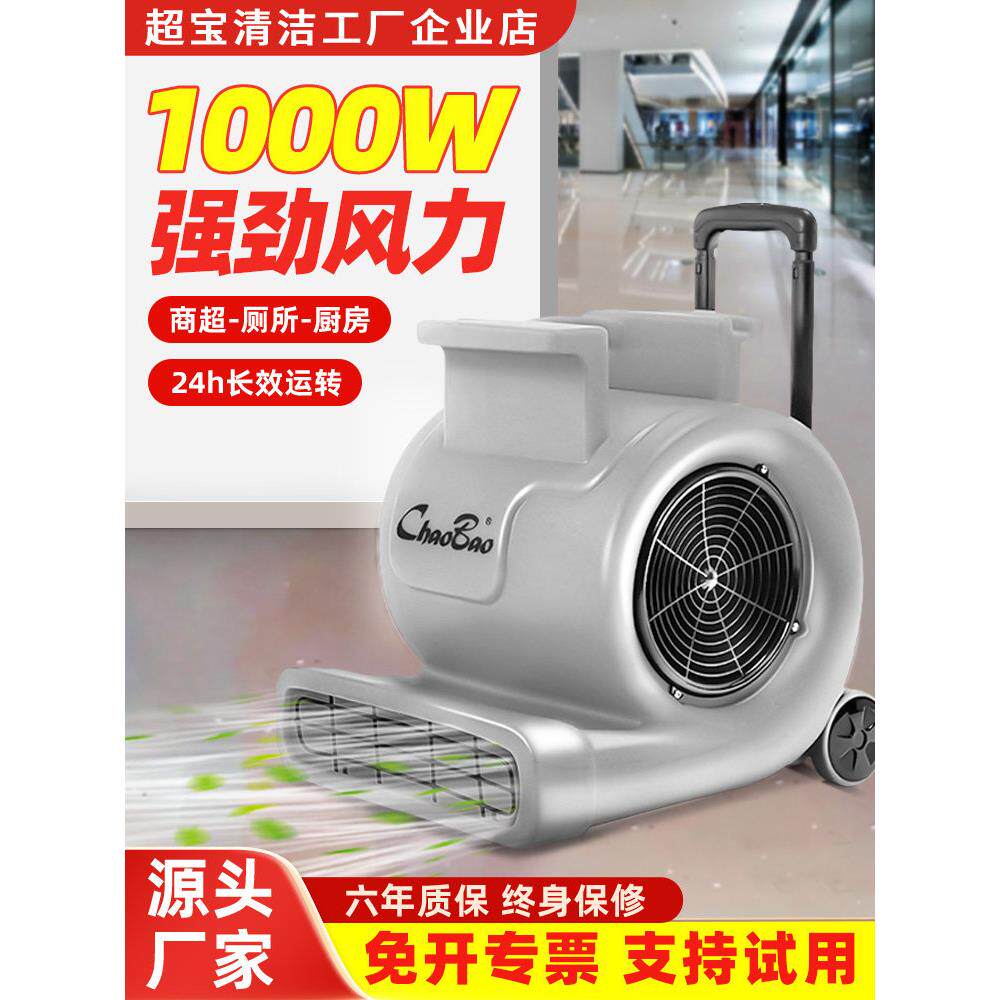 超宝吹风机商用地板强力大功率卫生间地板除湿干燥吹风机Cb900E