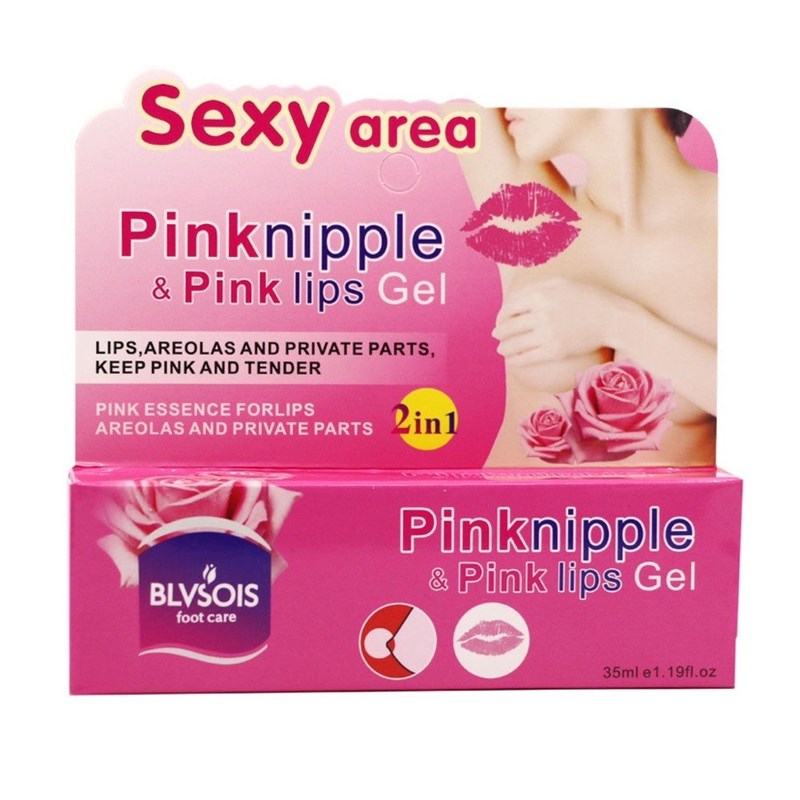 Pink lips gel nipple pink lip Keep pink and Tender Essence