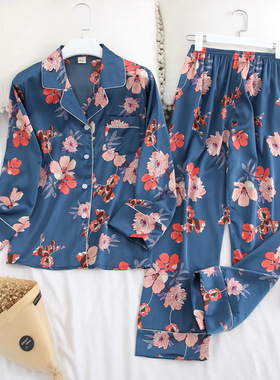 alones de manga larga juego de pijamas de moda de impresi&am