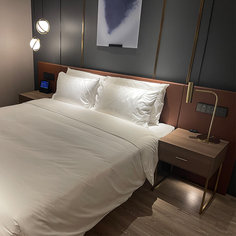 酒店床家具标间全套宾馆大床定制公寓客房双人床民宿套房床电视柜