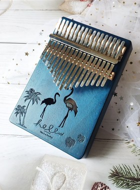 Kalimba 17 Keys Thumb Piano High Quality Wood Mahogany Acaci