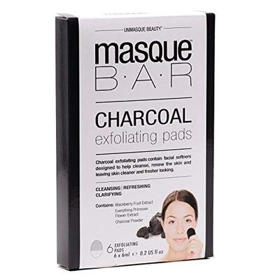 极速masque BAR Charcoal Exfoliating Facial Pads (6 Pack Box)