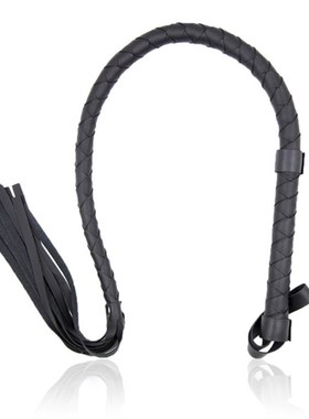 PU Leather Long Whip Spanking Flogger Tassel Horse Whip Bond