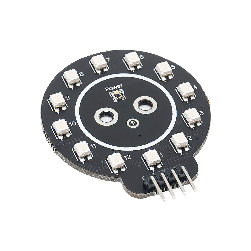 RGB灯彩色灯盘七彩灯模块适用Arduino套件开发板51单片机ESP32板